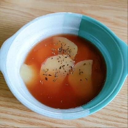 じゃが芋とトマトのスープ美味しく出来ました(*^-^*)